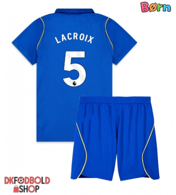 Chelsea Maxence Lacroix #5 Hjemmebanesæt Børn 2026-27 Kort ærmer (+ korte bukser)